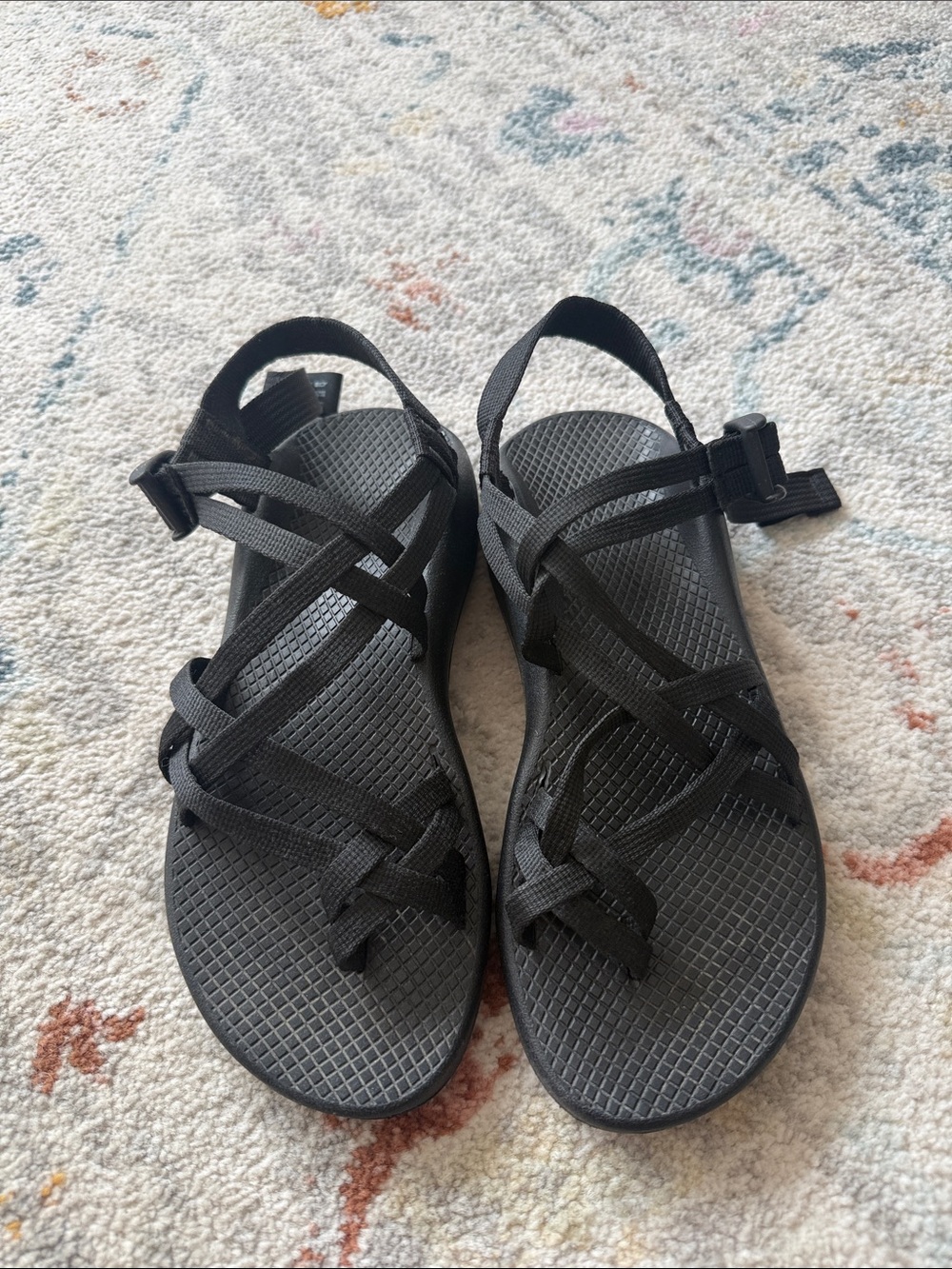 Chaco Women's Black Strappy Sport Sandals